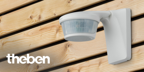 theLuxa P300 KNX bewegingsmelder:  Flexibele verlichtingsregeling buiten